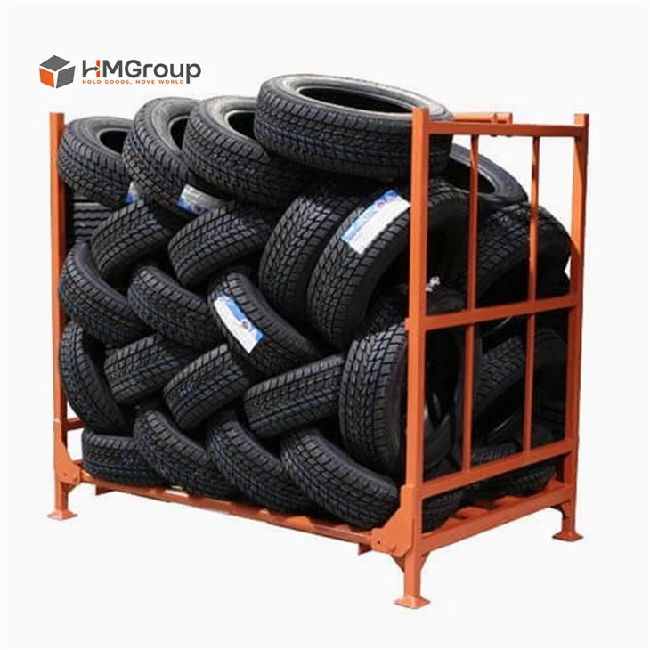 Collapsible Tire Stacking Rack high quality