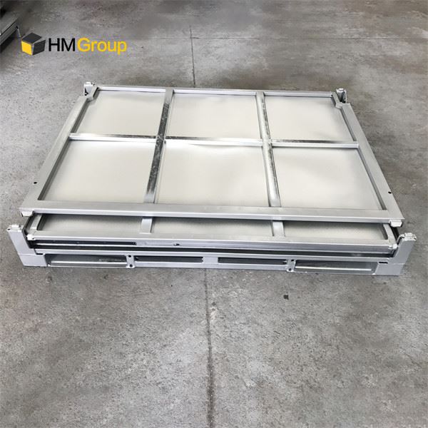 foldable pallet storage box